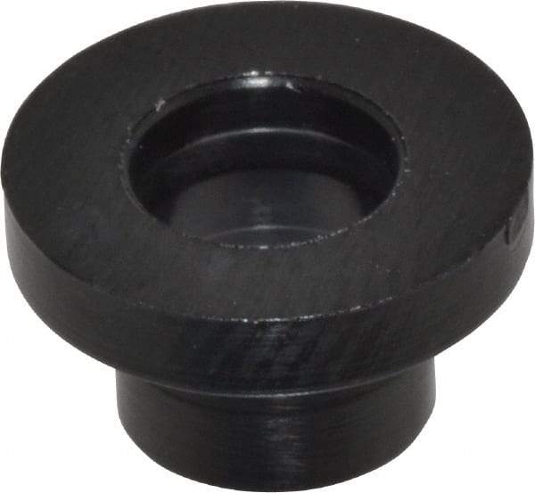 Made in USA - #8 Screw, 1/8" Shoulder Length, Nylon Shoulder Washer - Black, 11/32" Flange Diam, 1/16" Flange Thickness, 0.173" ID, 0.205" OD - Caliber Tooling