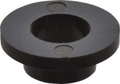 Made in USA - 1/4" Screw, 1/8" Shoulder Length, Nylon Shoulder Washer - Black, 0.513" Flange Diam, 1/16" Flange Thickness, 0.26" ID, 5/16" OD - Caliber Tooling