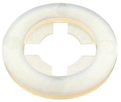 Made in USA - 1/4" Screw, 0.234" ID, Nylon Internal Tooth Lock Washer - 19/32" OD, Grade 6/6 - Caliber Tooling