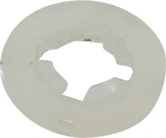 Made in USA - #10 Screw, 0.177" ID, Nylon Internal Tooth Lock Washer - 29/64" OD, Grade 6/6 - Caliber Tooling