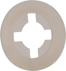 Made in USA - 5/16" Screw, 0.292" ID, Nylon Internal Tooth Lock Washer - 47/64" OD, Grade 6/6 - Caliber Tooling