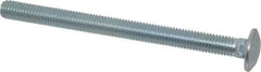 Value Collection - 1/2-13 UNC 6-1/2" Length Under Head, Standard Square Neck, Carriage Bolt - Grade 2 Steel, Zinc-Plated Finish - Caliber Tooling