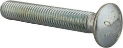 Value Collection - 5/8-11 UNC 4" Length Under Head, Standard Square Neck, Carriage Bolt - Grade 2 Steel, Zinc-Plated Finish - Caliber Tooling