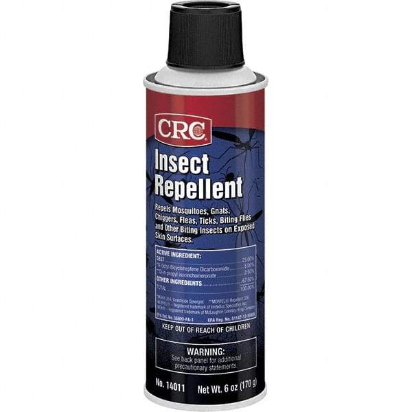 CRC - 8 oz 25% DEET Aerosol Spray - For Biting Flies, Fleas, Gnats, Mosquitos, Ticks - Caliber Tooling