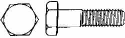 Value Collection - M12x1.75mm Metric Coarse, 140mm Length Under Head Hex Head Cap Screw - Caliber Tooling