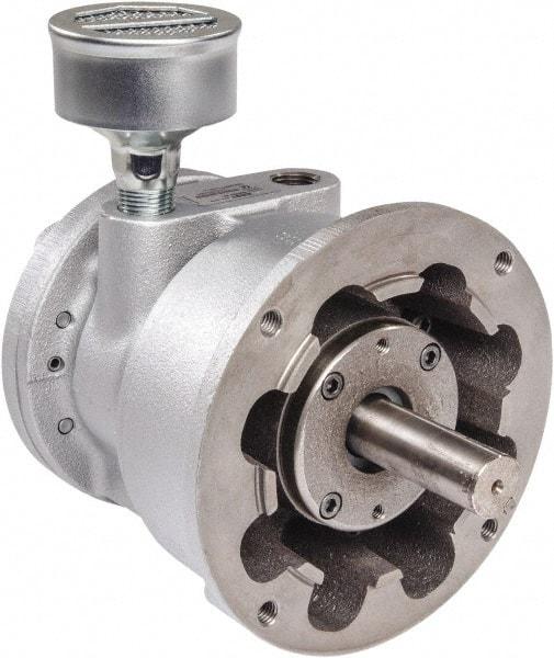 Gast - 5-1/4 hp Reversible Flange Air Actuated Motor - 0:00 Gear Ratio, 2,500 Max RPM, 2.13" Shaft Length, 7/8" Shaft Diam - Caliber Tooling