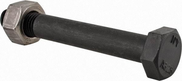 Value Collection - 3/4-10 Thread, 5-1/2" Length Under Head, Steel Hex Head Bolt - Uncoated, UNC Thread, ASTM A325 - Caliber Tooling