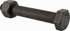 Value Collection - 7/8-9 Thread, 5-3/4" Length Under Head, Steel Hex Head Bolt - Uncoated, UNC Thread, ASTM A325 - Caliber Tooling