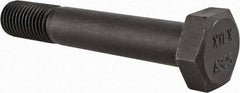 Value Collection - 1-8 Thread, 6" Length Under Head, Steel Hex Head Bolt - Uncoated, UNC Thread, ASTM A325 - Caliber Tooling