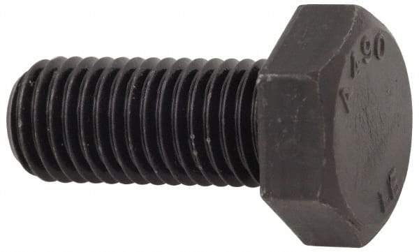 Value Collection - 1-8 Thread, 5" Length Under Head, Steel Hex Head Bolt - Uncoated, UNC Thread, ASTM A307, Grade A-307 - Caliber Tooling