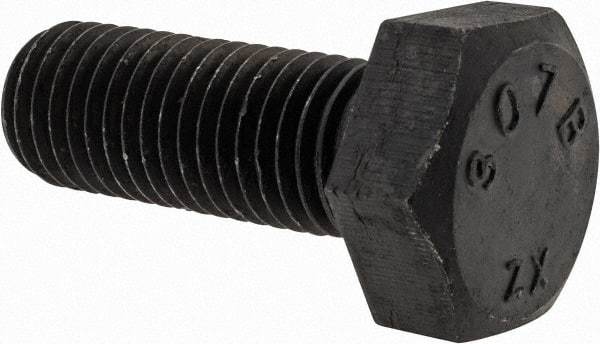 Value Collection - 3/4-10 Thread, 2" Length Under Head, Steel Hex Head Bolt - Uncoated, UNC Thread, ASTM A307, Grade A-307 - Caliber Tooling