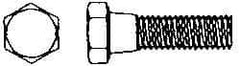 Value Collection - 1/4-20 Thread, 3-1/2" Length Under Head, Steel Hex Head Bolt - Hot Dipped Galvanized Coated, 7/16" Hex, UNC Thread, ANSI/ASME B18.2.2 & ASME B18.2.1, Grade 2 - Caliber Tooling