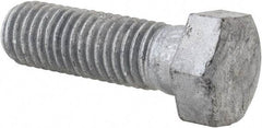 Value Collection - 5/8-11 Thread, 2" Length Under Head, Steel Hex Head Bolt - Hot Dipped Galvanized Coated, 15/16" Hex, UNC Thread, ANSI/ASME B18.2.2 & ASME B18.2.1, Grade 2 - Caliber Tooling