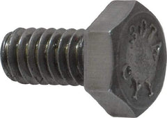 Value Collection - 1/4-20 Thread, 1/2" Length Under Head, Steel Hex Head Bolt - Uncoated, UNC Thread, ASTM A307, Grade 2 - Caliber Tooling