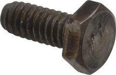 Value Collection - 1/4-20 Thread, 5/8" Length Under Head, Steel Hex Head Bolt - Uncoated, UNC Thread, ASTM A307, Grade 2 - Caliber Tooling