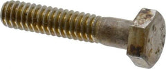 Value Collection - 1/4-20 Thread, 1-1/4" Length Under Head, Steel Hex Head Bolt - Uncoated, UNC Thread, ASTM A307, Grade 2 - Caliber Tooling