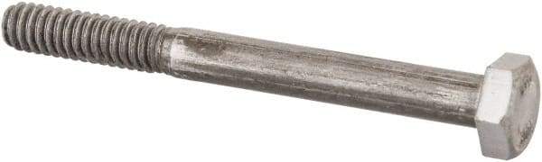 Value Collection - 1/4-20 Thread, 2-1/2" Length Under Head, Steel Hex Head Bolt - Uncoated, UNC Thread, ASTM A307, Grade 2 - Caliber Tooling