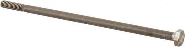 Value Collection - 1/4-20 Thread, 6" Length Under Head, Steel Hex Head Bolt - Uncoated, UNC Thread, ASTM A307, Grade 2 - Caliber Tooling