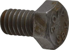 Value Collection - 5/16-18 Thread, 1/2" Length Under Head, Steel Hex Head Bolt - Uncoated, UNC Thread, ASTM A307, Grade 2 - Caliber Tooling