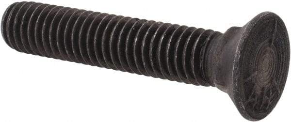 Value Collection - 3/8-16 UNC, 2" OAL, Steel Plow Bolt - Uncoated, Grade 5 - Caliber Tooling