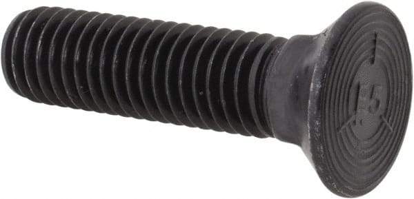 Value Collection - 1/2-13 UNC, 2" OAL, Steel Plow Bolt - Uncoated, Grade 5 - Caliber Tooling