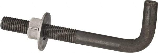 Value Collection - 3/4-10, 8" OAL Bent Anchor Bolt - Grade 2 Steel - Caliber Tooling