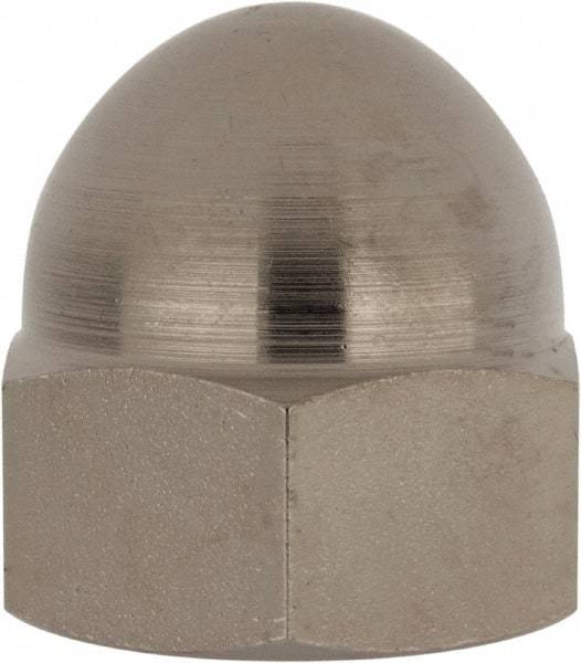 Value Collection - 3/4-16" UNF, 1/16" Width Across Flats, Nickel Plated, Steel Acorn Nut - 1" Overall Height, Grade 2 - Caliber Tooling