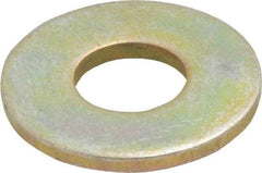 Value Collection - 5/16" Screw, Grade 8 Steel USS Flat Washer - 3/8" ID x 7/8" OD, 5/64" Thick, Zinc Yellow Dichromate Finish - Caliber Tooling