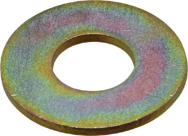 Value Collection - 9/16" Screw, Grade 8 Steel USS Flat Washer - 5/8" ID x 1-1/2" OD, 7/64" Thick, Zinc Yellow Dichromate Finish - Caliber Tooling