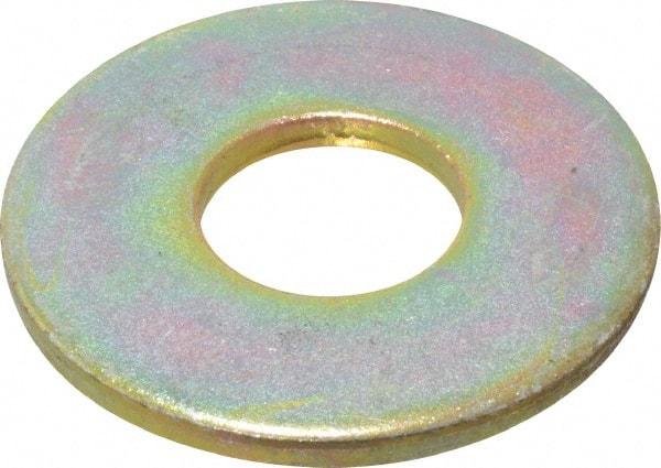 Value Collection - 5/8" Screw, Grade 8 Steel USS Flat Washer - 11/16" ID x 1-3/4" OD, 9/64" Thick, Zinc Yellow Dichromate Finish - Caliber Tooling