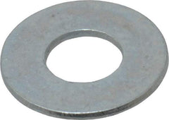 Value Collection - #3 Screw, Steel SAE Flat Washer - 7/64" ID x 1/4" OD, 1/64" Thick, Zinc-Plated Finish - Caliber Tooling