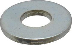 Value Collection - #4 Screw, Steel SAE Flat Washer - 1/8" ID x 5/16" OD, 1/32" Thick, Zinc-Plated Finish - Caliber Tooling