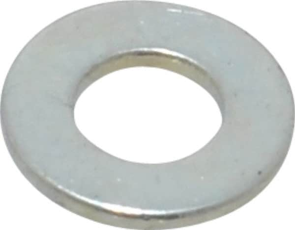 Value Collection - #5 Screw, Steel SAE Flat Washer - 9/64" ID x 9/32" OD, 1/32" Thick, Zinc-Plated Finish - Caliber Tooling