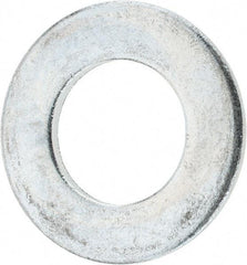 Value Collection - 1-1/4" Screw, Steel SAE Flat Washer - 1-3/8" ID x 2-1/2" OD, 5/32" Thick, Zinc-Plated Finish - Caliber Tooling