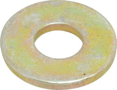 Value Collection - 1/4" Screw, Grade 8 Steel Extra Thick Flat Washer - Zinc Yellow Dichromate Finish - Caliber Tooling