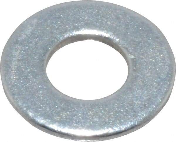 Value Collection - M3 Screw, Steel Standard Flat Washer - 3.2mm ID x 7mm OD, 0.5mm Thick, Zinc-Plated Finish - Caliber Tooling