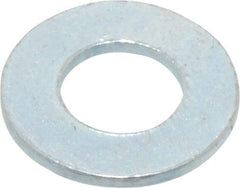 Value Collection - M4 Screw, Steel Standard Flat Washer - 4.3mm ID x 9mm OD, 0.8mm Thick, Zinc-Plated Finish - Caliber Tooling