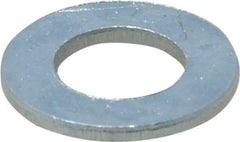 Value Collection - M10 Screw, Steel Standard Flat Washer - 10.5mm ID x 20mm OD, 2mm Thick, Zinc-Plated Finish - Caliber Tooling