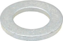 Value Collection - M16 Screw, Steel Standard Flat Washer - 17mm ID x 30mm OD, 3mm Thick, Zinc-Plated Finish - Caliber Tooling