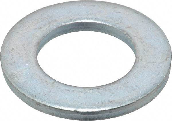 Value Collection - M20 Screw, Steel Standard Flat Washer - 21mm ID x 37mm OD, 3mm Thick, Zinc-Plated Finish - Caliber Tooling