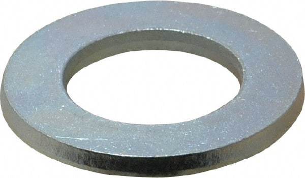 Value Collection - M24 Screw, Steel Standard Flat Washer - 25mm ID x 44mm OD, 4mm Thick, Zinc-Plated Finish - Caliber Tooling