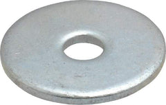 Value Collection - #8 Screw, Steel Fender Flat Washer - 3/16" ID x 3/4" OD, 0.067" Thick, Zinc-Plated Finish - Caliber Tooling