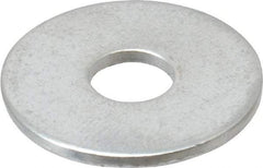 Value Collection - 1/4" Screw, Steel Fender Flat Washer - 1/4" ID x 7/8" OD, 0.08" Thick, Zinc-Plated Finish - Caliber Tooling