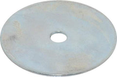 Value Collection - 1/4" Screw, Steel Fender Flat Washer - 1/4" ID x 2" OD, 0.08" Thick, Zinc-Plated Finish - Caliber Tooling