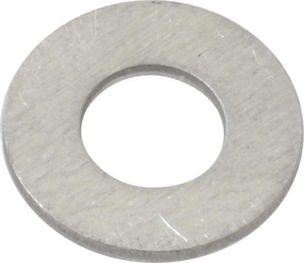 Value Collection - #10 Screw, Aluminum Standard Flat Washer - 0.196" ID x 1/2" OD, 0.039" Thick - Caliber Tooling