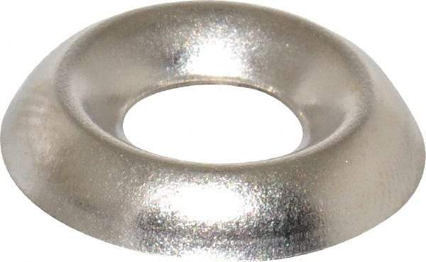 Value Collection - 1/8" Thick, Nickel-Plated Finish, Steel, Standard Countersunk Washer - 0.259" ID x 21/32" OD - Caliber Tooling