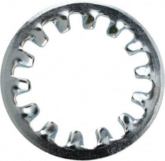 Value Collection - 1 Screw, 1.06" ID, Steel Internal Tooth Lock Washer - 1.637" OD, Zinc-Plated, Grade 2 - Caliber Tooling