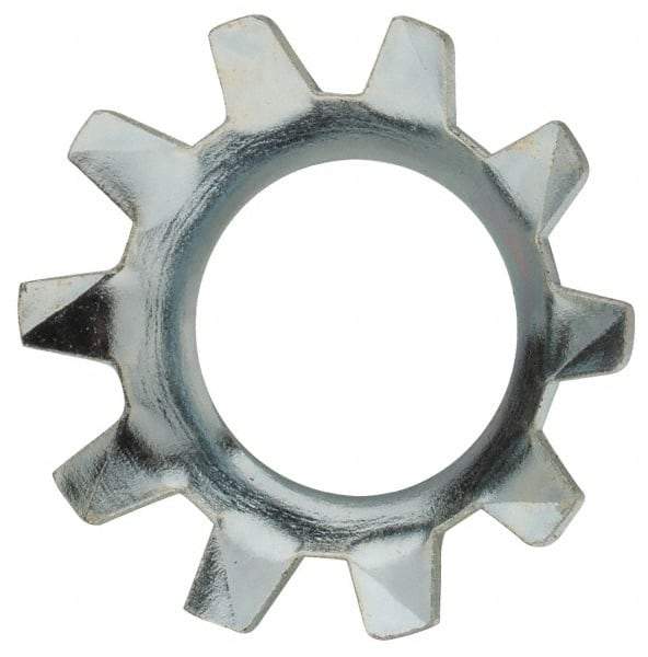 Value Collection - 5/16" Screw, 0.333" ID, Steel External Tooth Lock Washer - 0.599" OD, Zinc-Plated, Grade 2 - Caliber Tooling