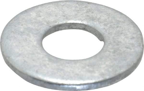 Value Collection - 3/8" Screw, Steel USS Flat Washer - 7/16" ID x 1" OD, 5/64" Thick, Galvanized Finish - Caliber Tooling