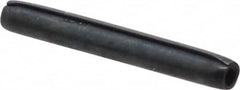 Made in USA - 1/16" Diam x 1/2" Long Coiled Spring Pin - Grade 1070-1090 Alloy Steel, Black Oxide Finish - Caliber Tooling